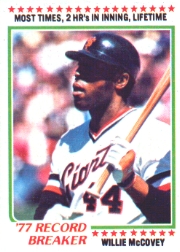 1978 Topps Baseball Cards      003       Willie McCovey RB
